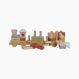 Wooden Stacking Train