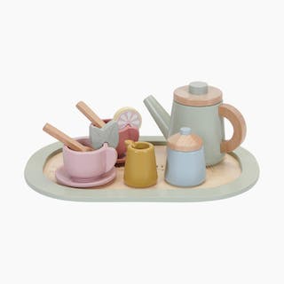 Wooden Tea Set