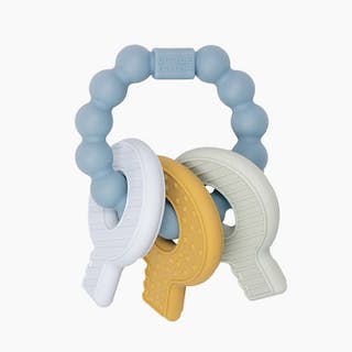 Teething Toy Keychain - Blue