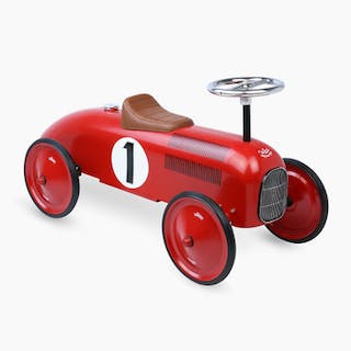 Metal Ride On Racer - Red