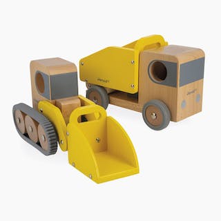 Dump Truck & Bulldozer