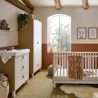 Rafi 3 Piece Furniture Set - Oak & White