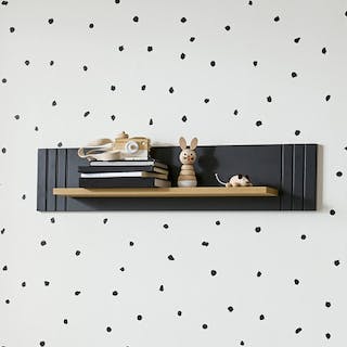 Rafi Shelf - Oak & Black