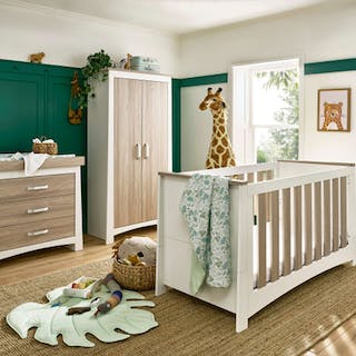 Ada 3 Piece Furniture Set - White & Ash
