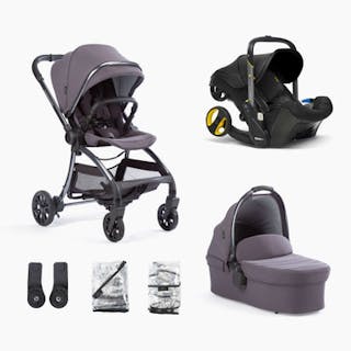 Aylo Stroller 6 Piece Bundle & Doona™ Infant Car Seat - Dark Slate